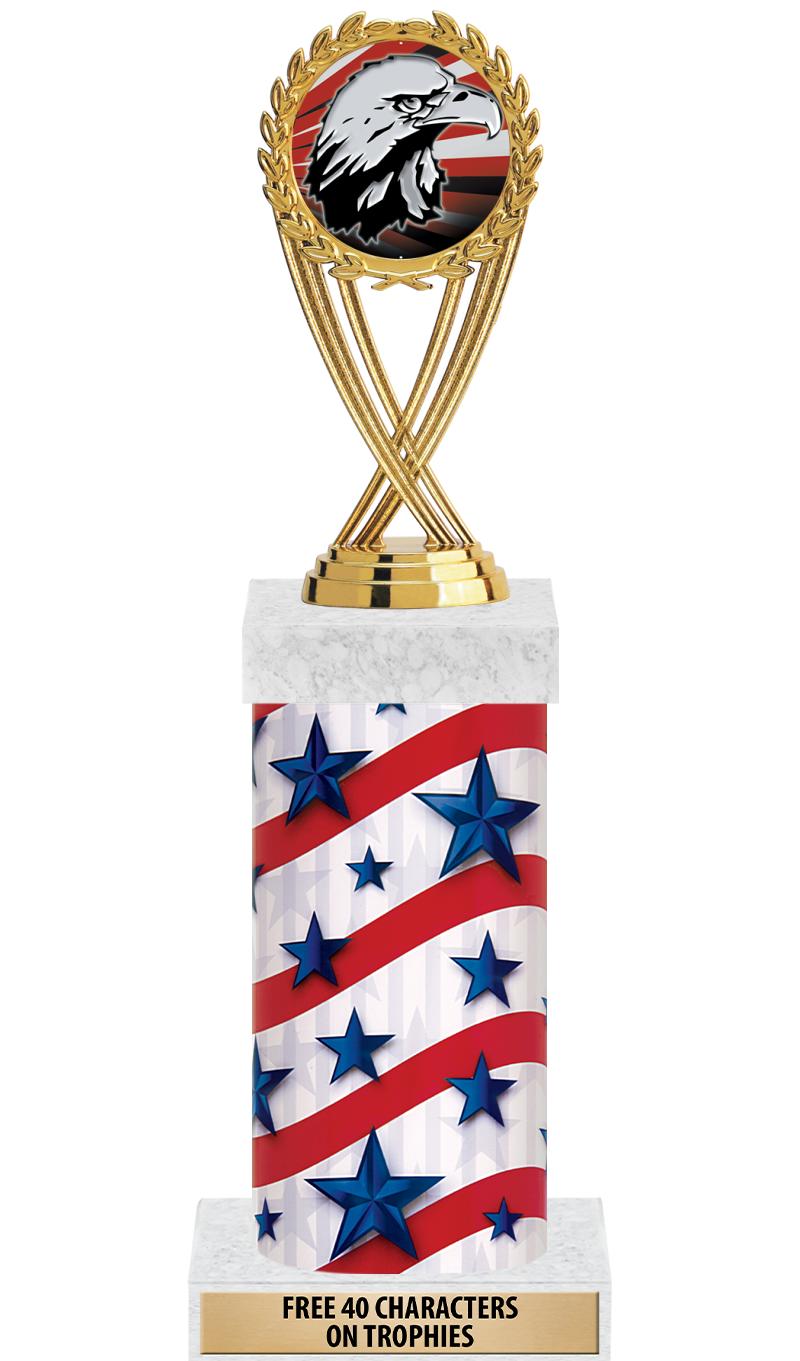 14" AMER GLORY GD FIG SQR TRP