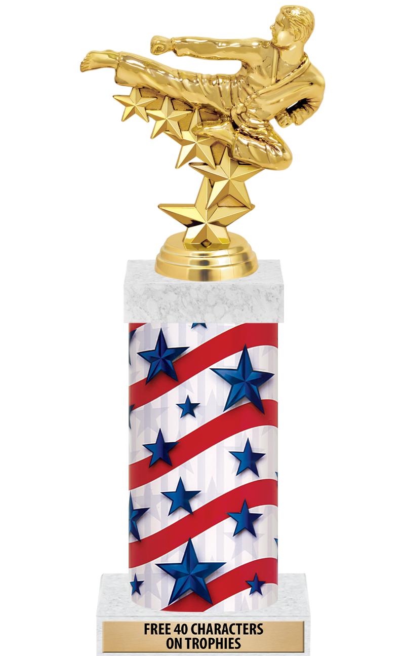 14" AMER GLORY GD FIG SQR TRP