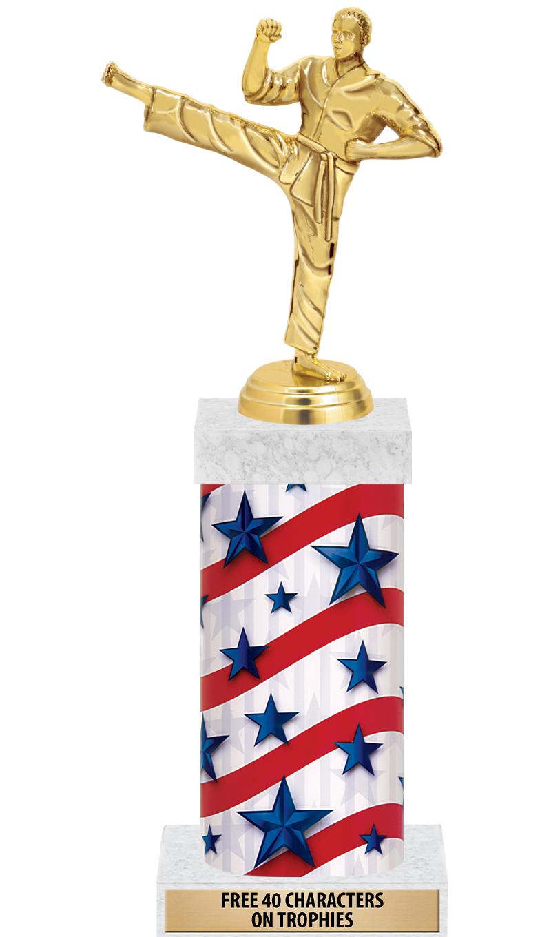 14" AMER GLORY GD FIG SQR TRP