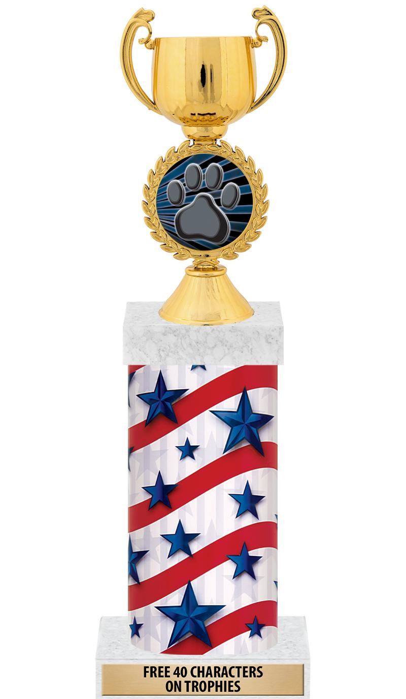 14" AMER GLORY GD FIG SQR TRP