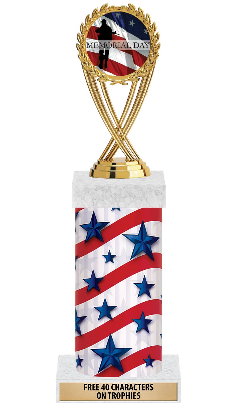 14" AMER GLORY GD FIG SQR TRP