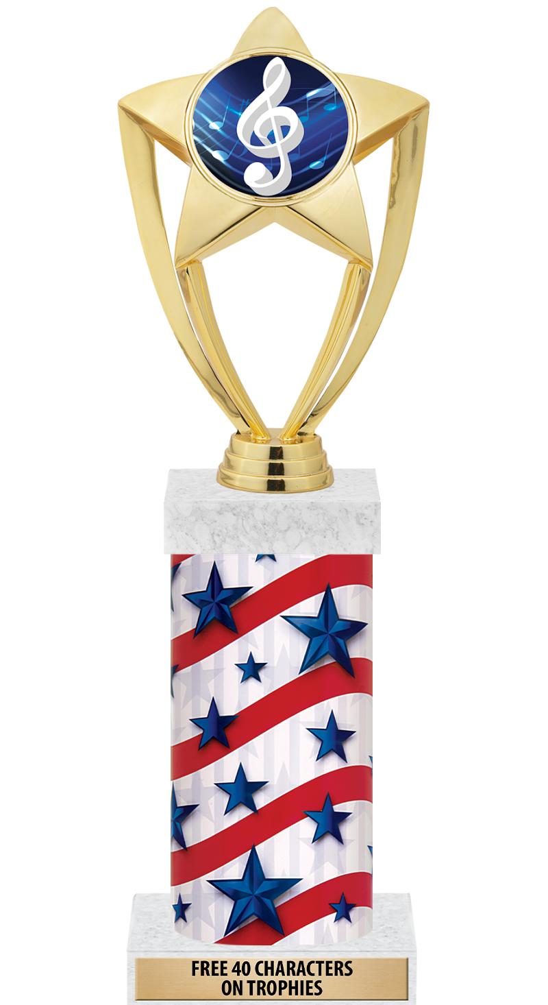 14" AMER GLORY GD FIG SQR TRP