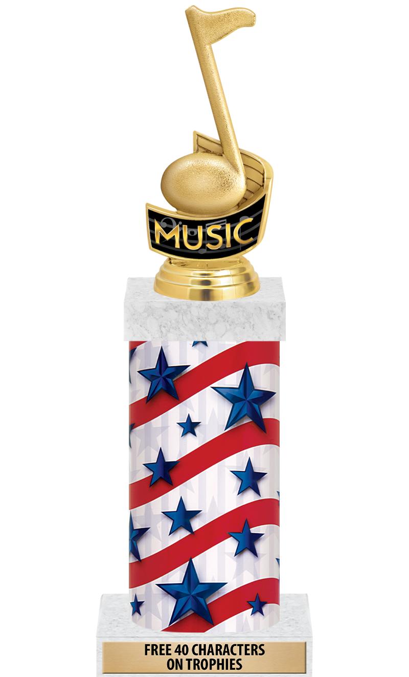 14" AMER GLORY GD FIG SQR TRP