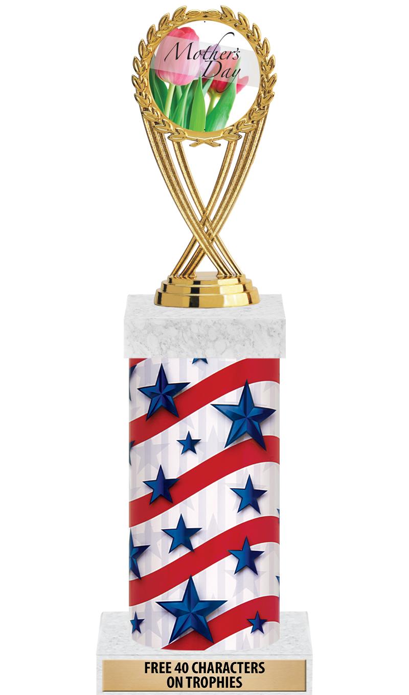 14" AMER GLORY GD FIG SQR TRP