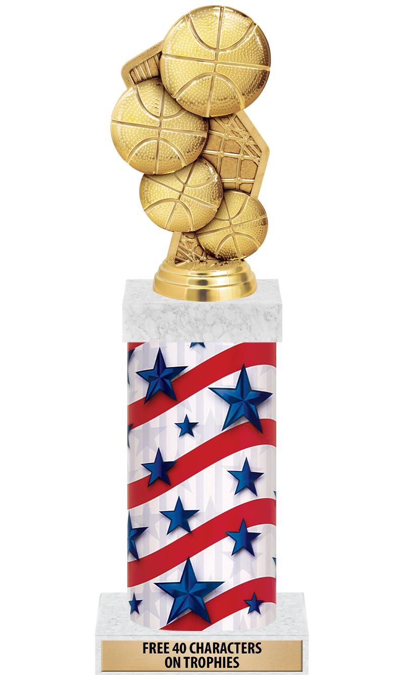 14" AMER GLORY GD FIG SQR TRP