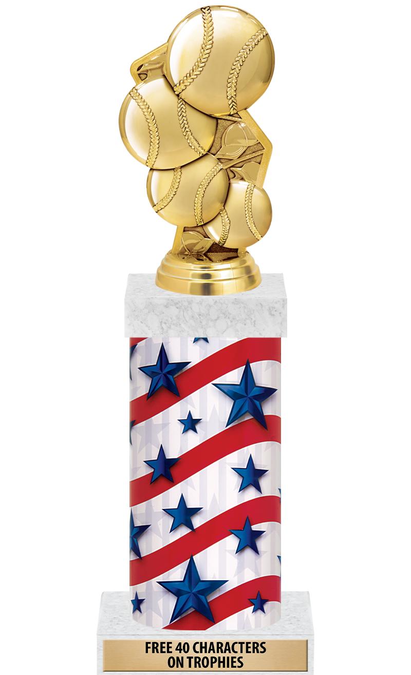 14" AMER GLORY GD FIG SQR TRP