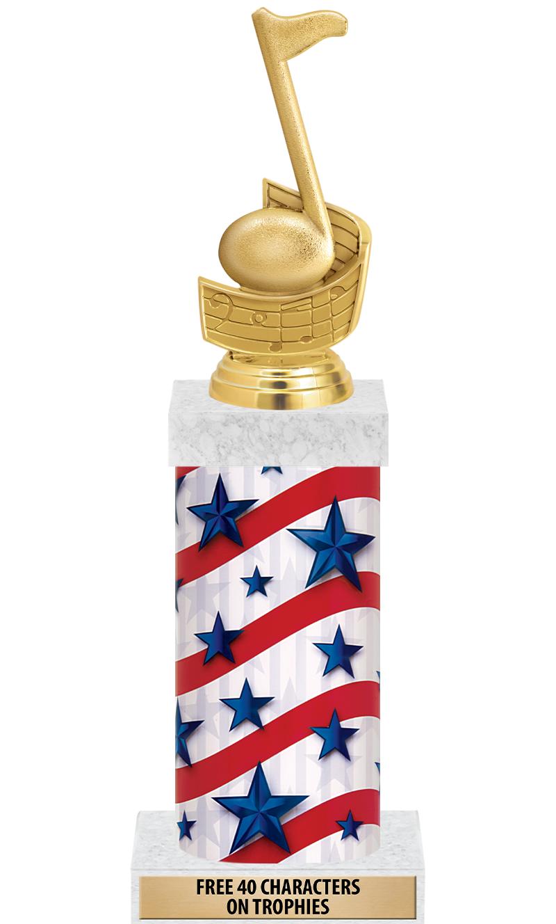 14" AMER GLORY GD FIG SQR TRP