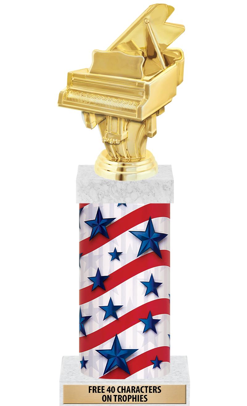 14" AMER GLORY GD FIG SQR TRP