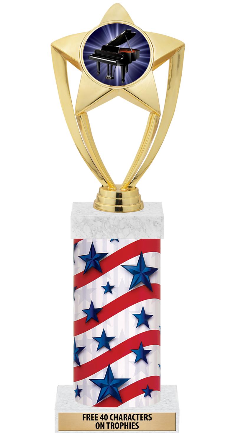 14" AMER GLORY GD FIG SQR TRP