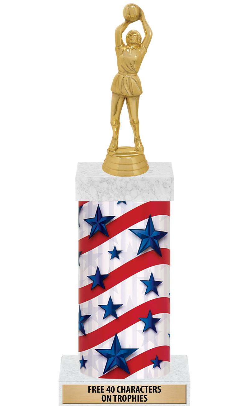 14" AMER GLORY GD FIG SQR TRP