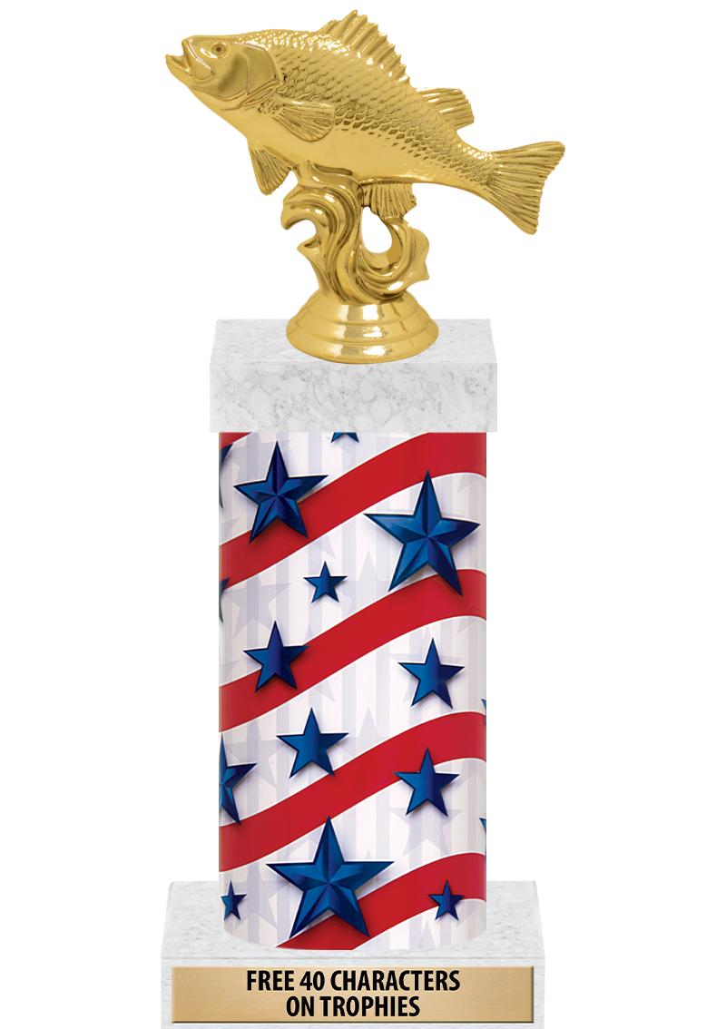 14" AMER GLORY GD FIG SQR TRP