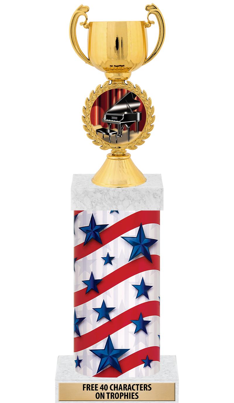 14" AMER GLORY GD FIG SQR TRP