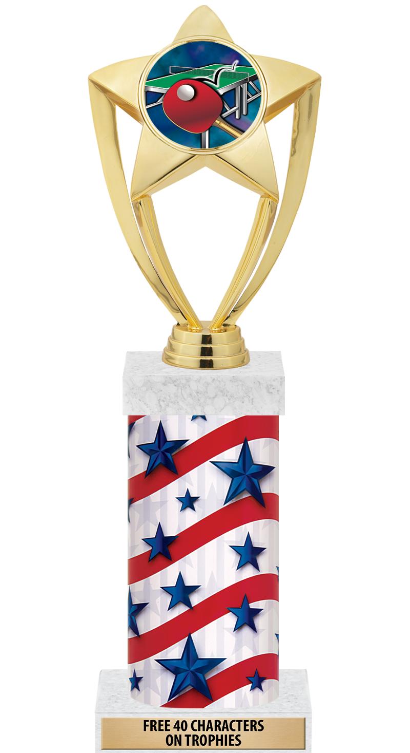 14" AMER GLORY GD FIG SQR TRP