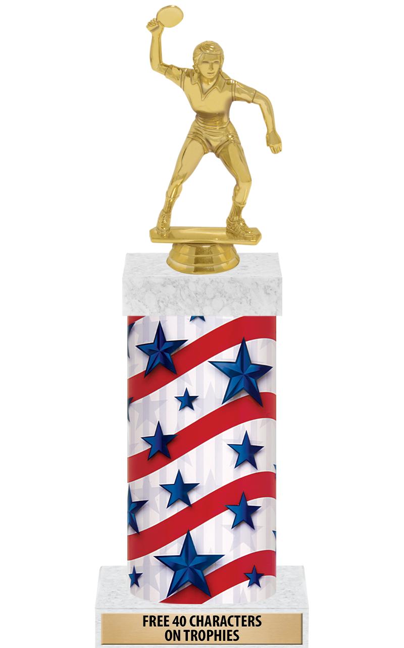 14" AMER GLORY GD FIG SQR TRP