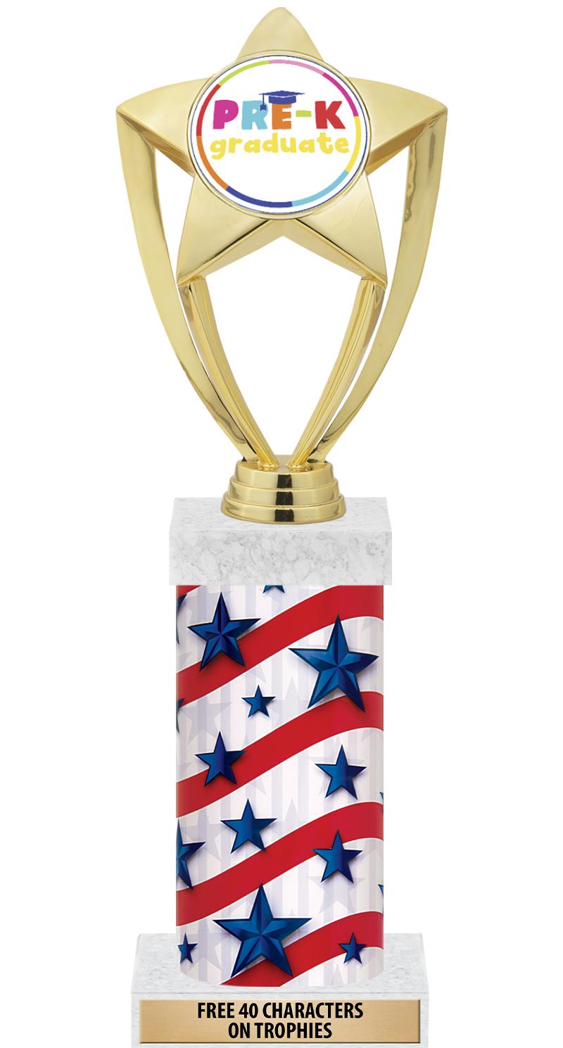 14" AMER GLORY GD FIG SQR TRP