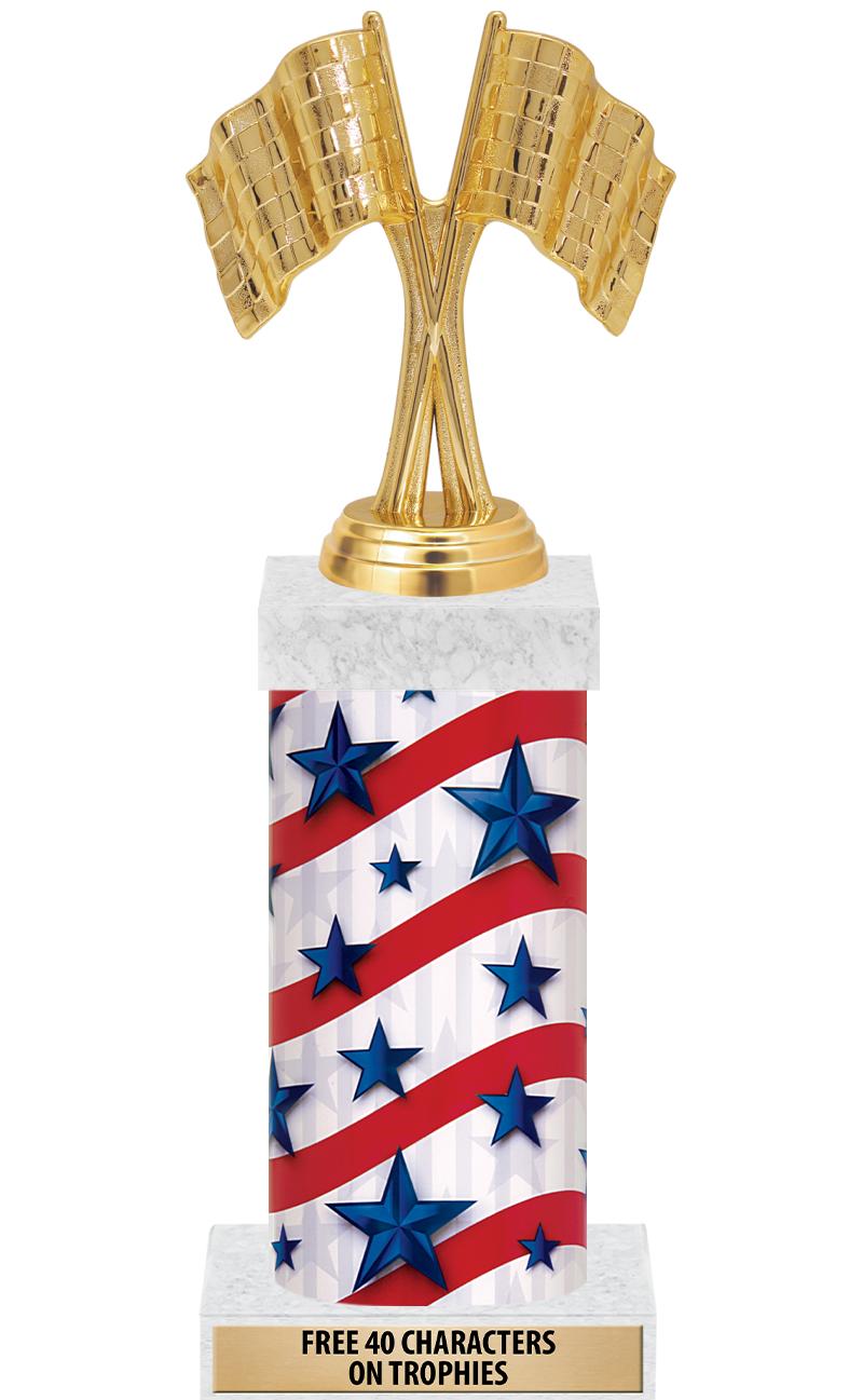 14" AMER GLORY GD FIG SQR TRP