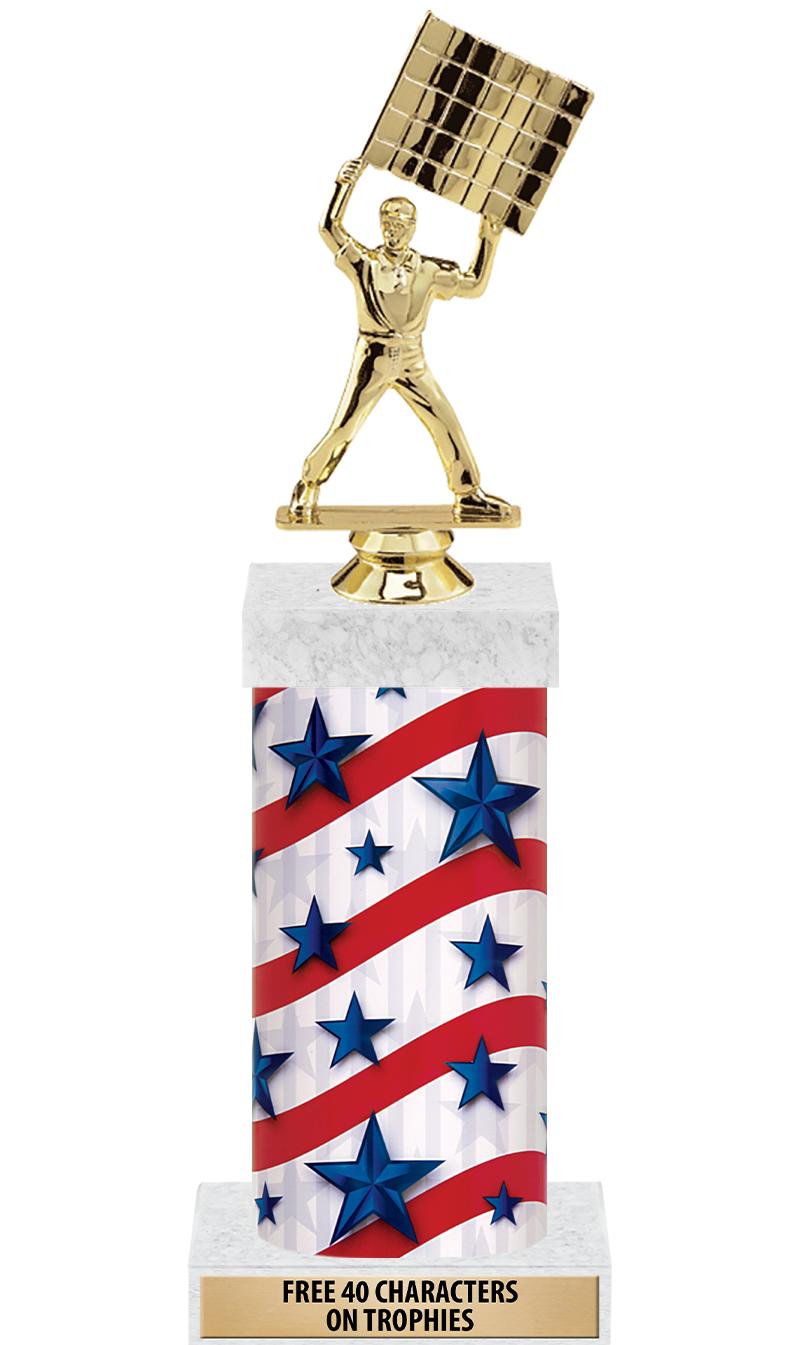 14" AMER GLORY GD FIG SQR TRP
