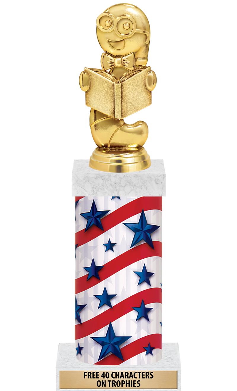 14" AMER GLORY GD FIG SQR TRP