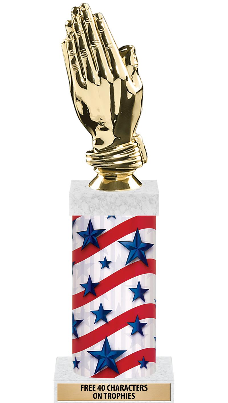 14" AMER GLORY GD FIG SQR TRP