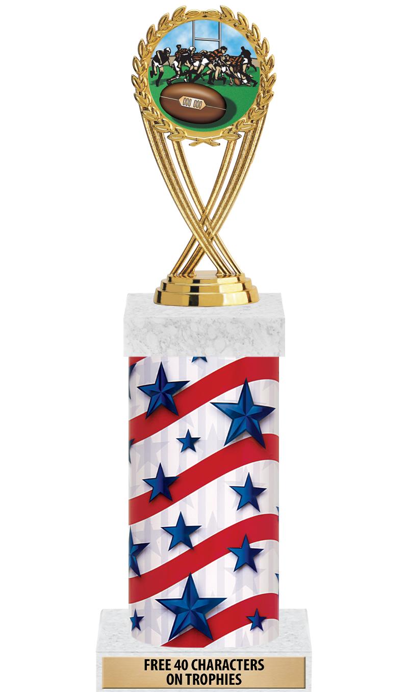 14" AMER GLORY GD FIG SQR TRP