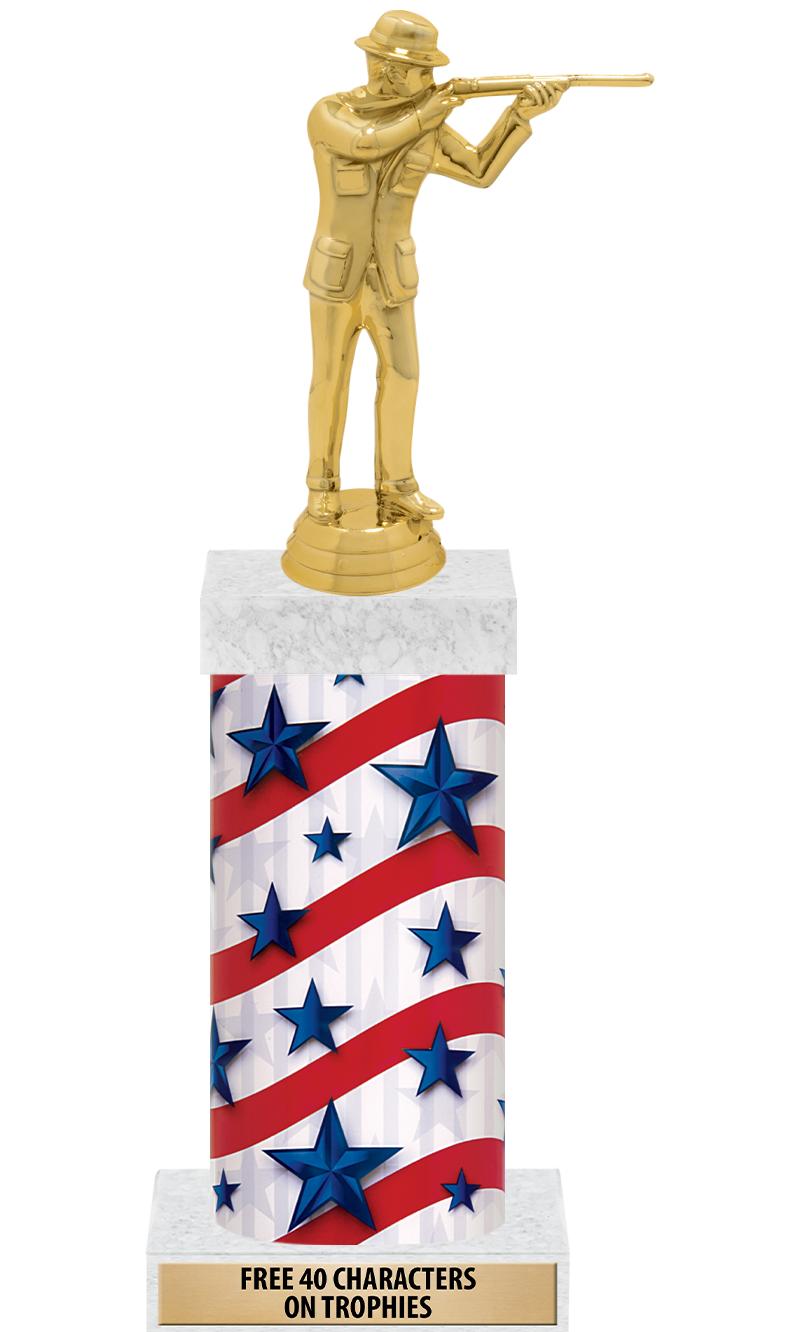 14" AMER GLORY GD FIG SQR TRP