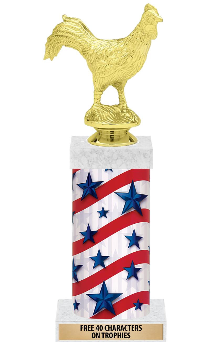 14" AMER GLORY GD FIG SQR TRP