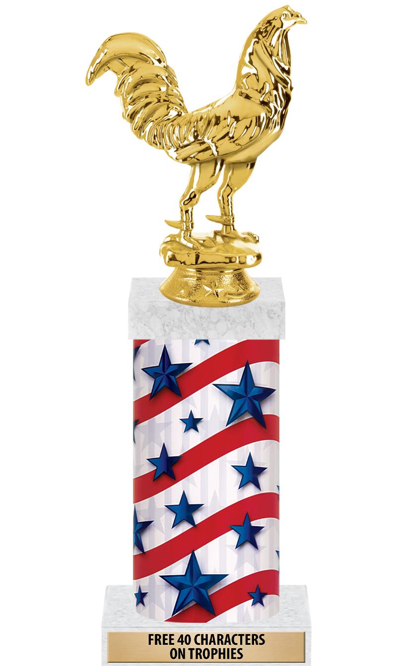 14" AMER GLORY GD FIG SQR TRP