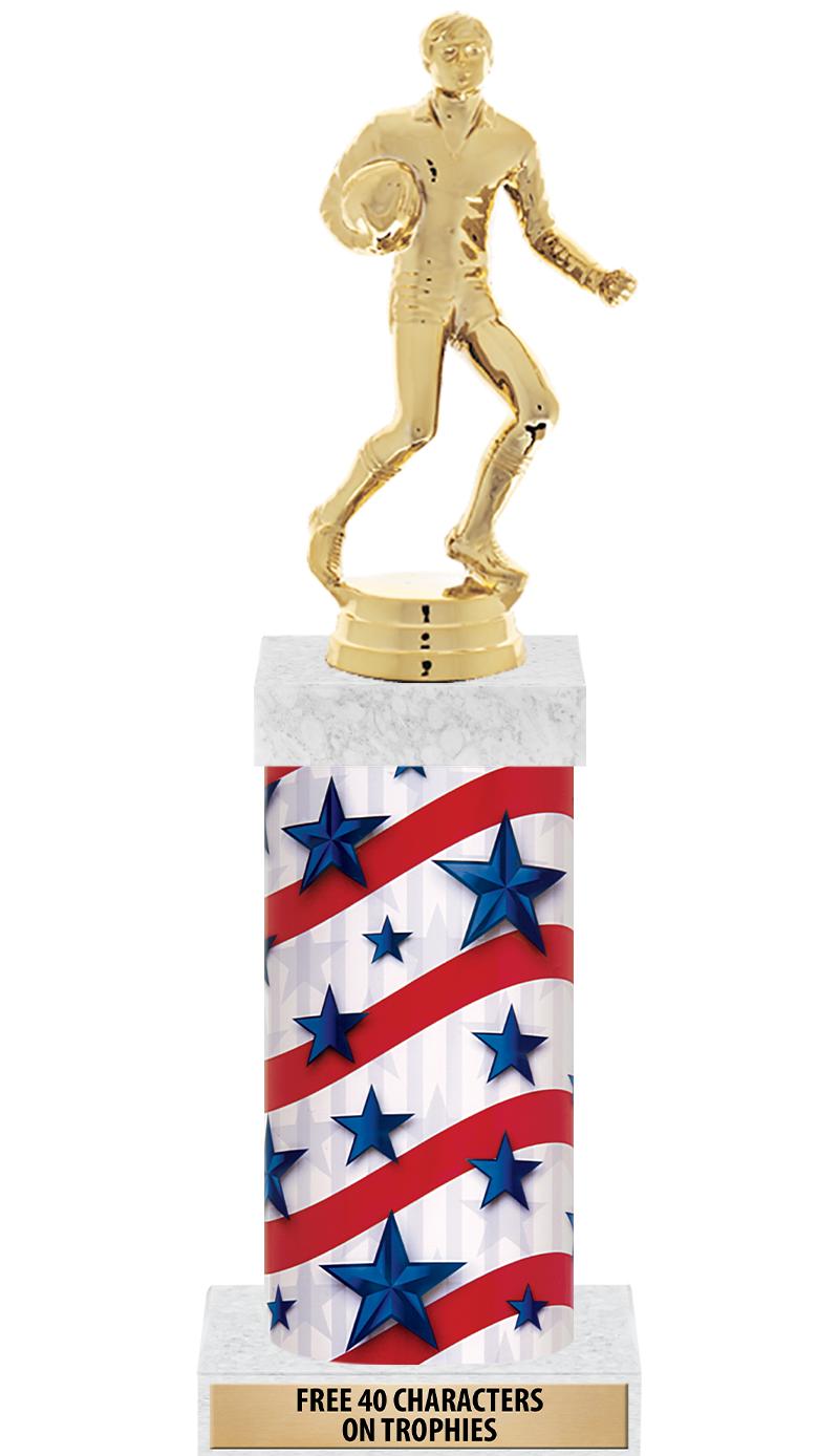 14" AMER GLORY GD FIG SQR TRP