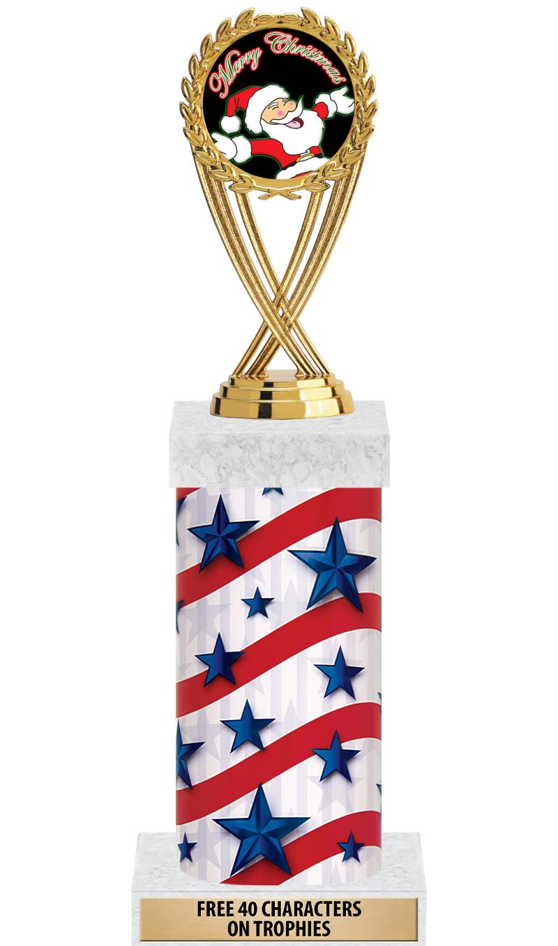 14" AMER GLORY GD FIG SQR TRP