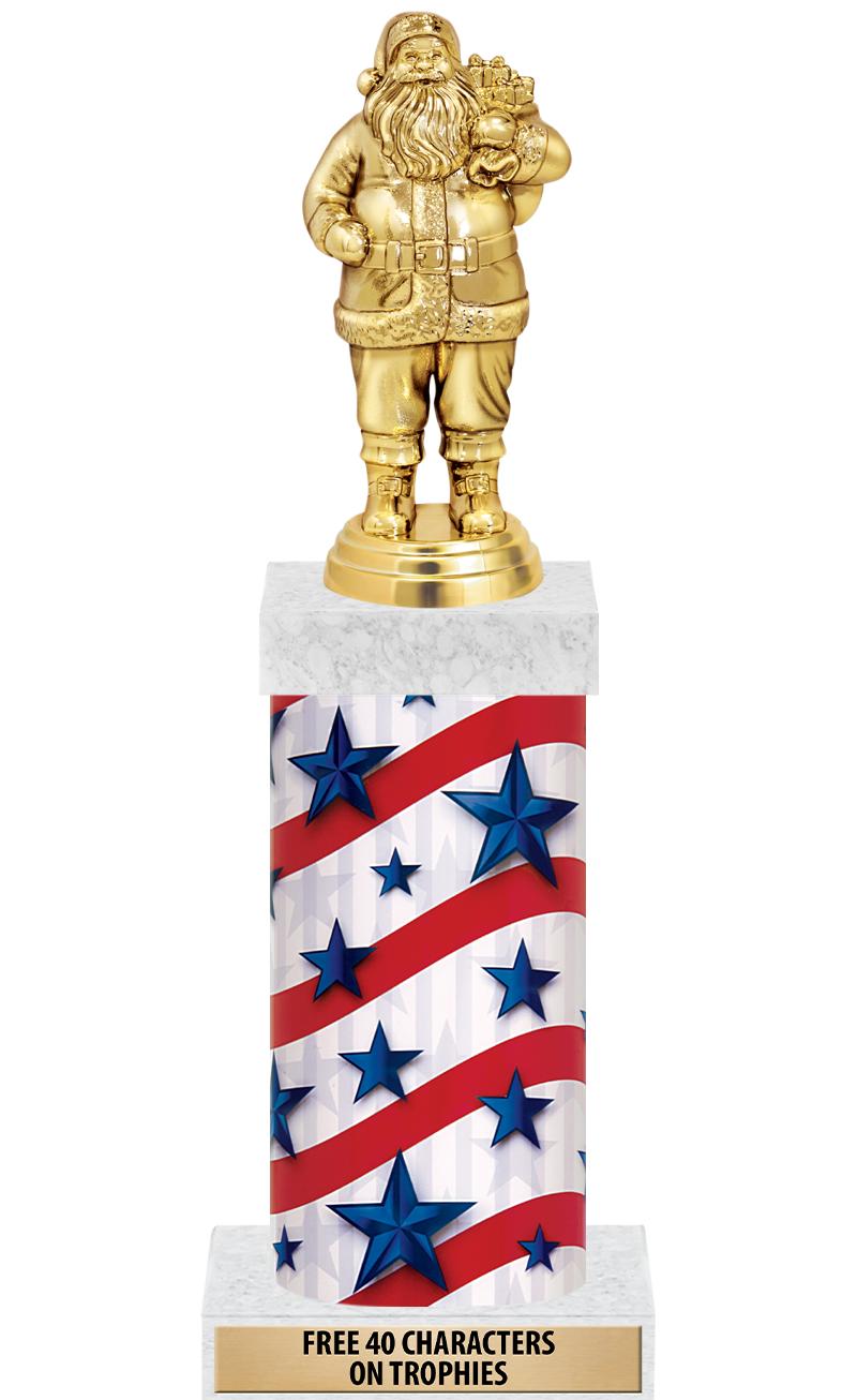 14" AMER GLORY GD FIG SQR TRP