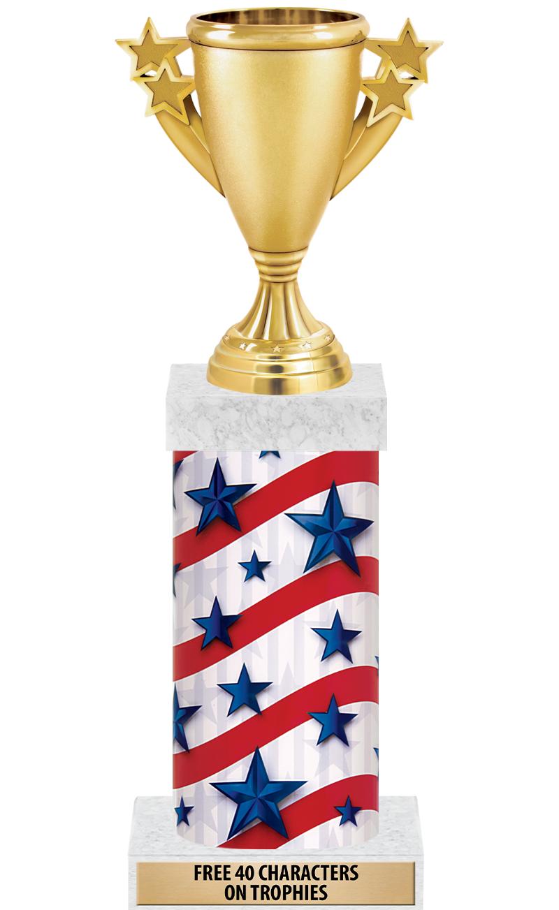 14" AMER GLORY GD FIG SQR TRP