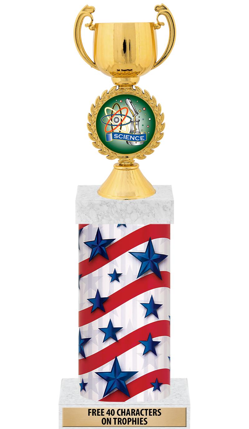 14" AMER GLORY GD FIG SQR TRP