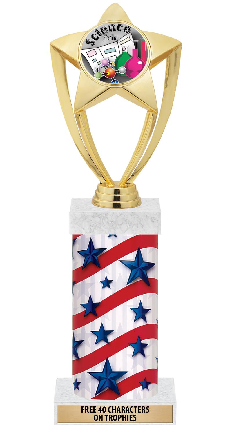 14" AMER GLORY GD FIG SQR TRP