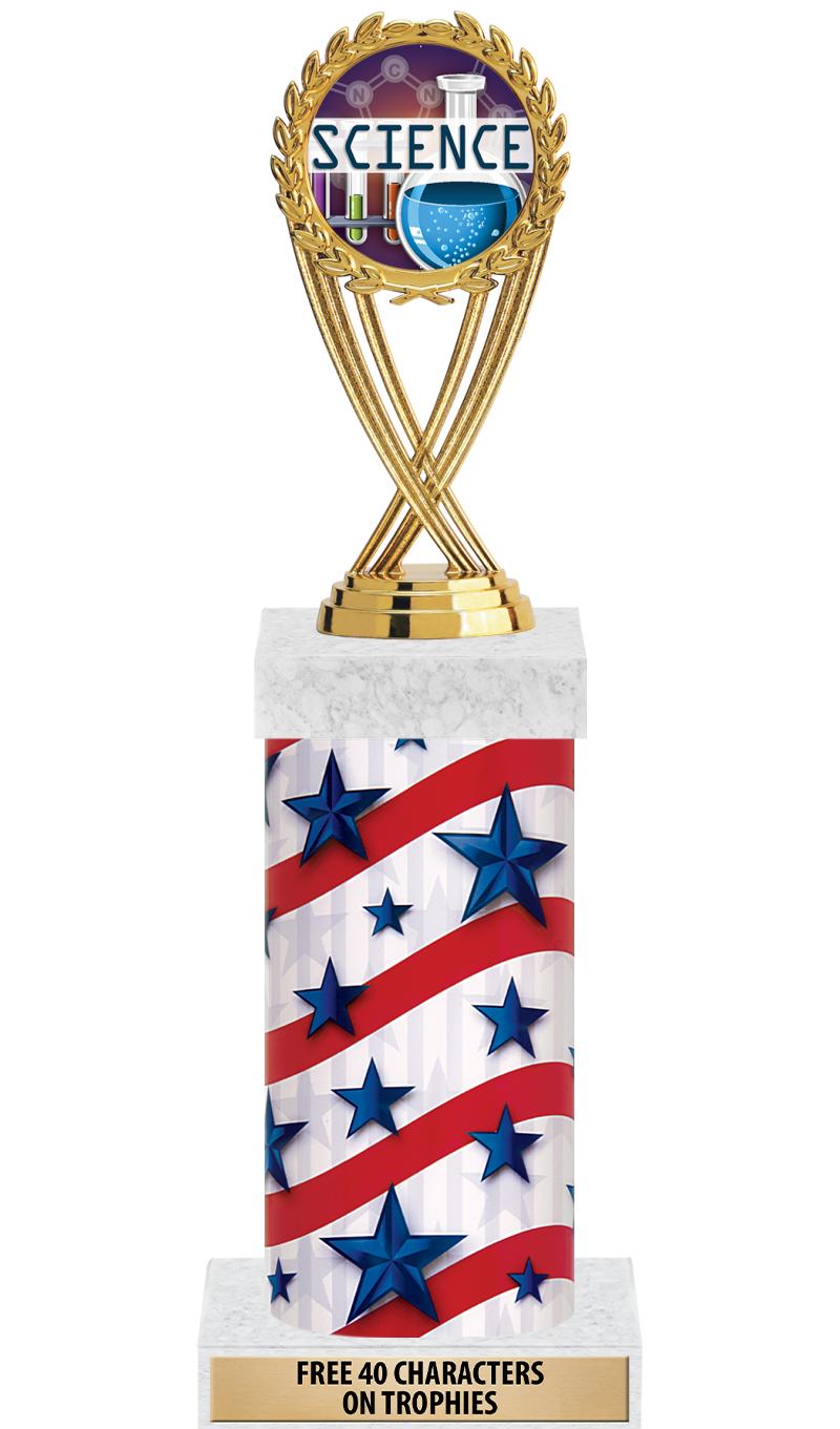 14" AMER GLORY GD FIG SQR TRP