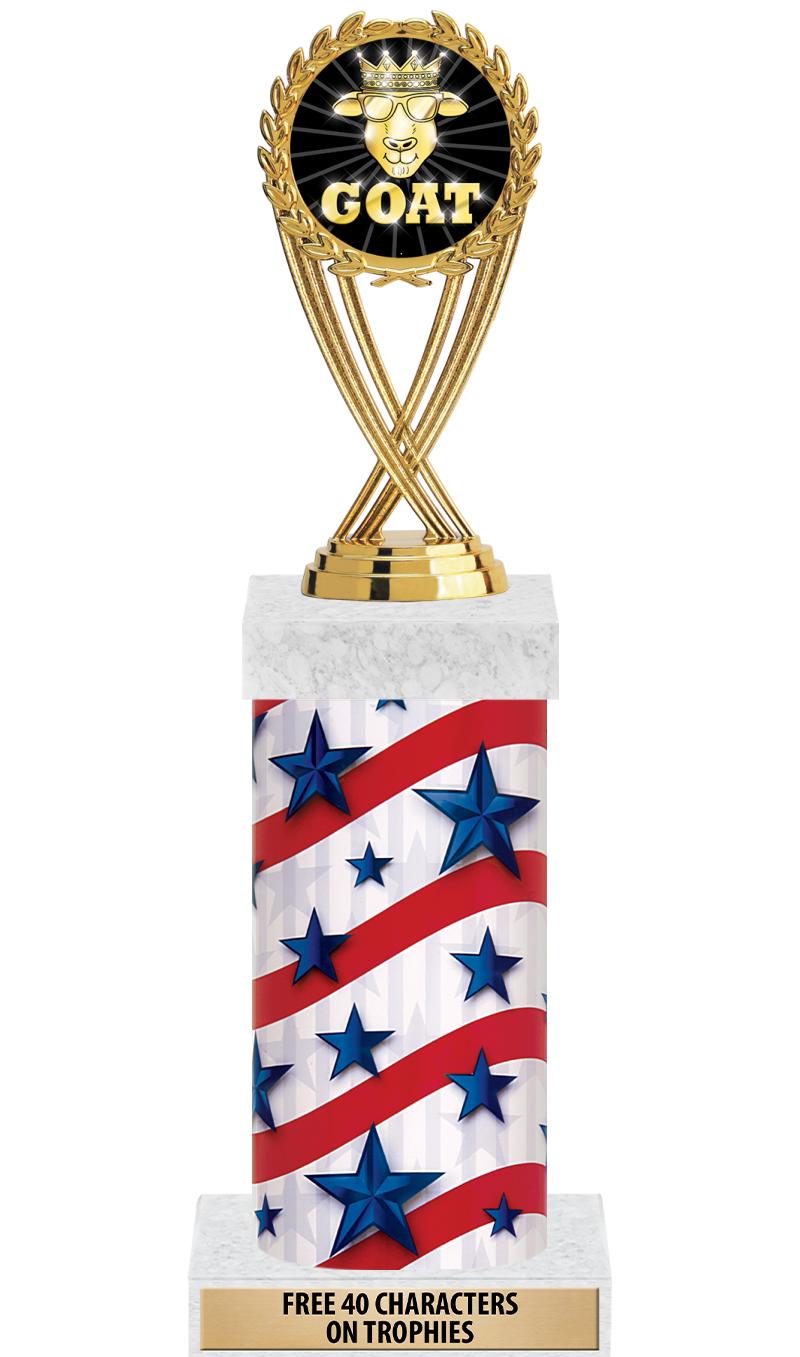 14" AMER GLORY GD FIG SQR TRP