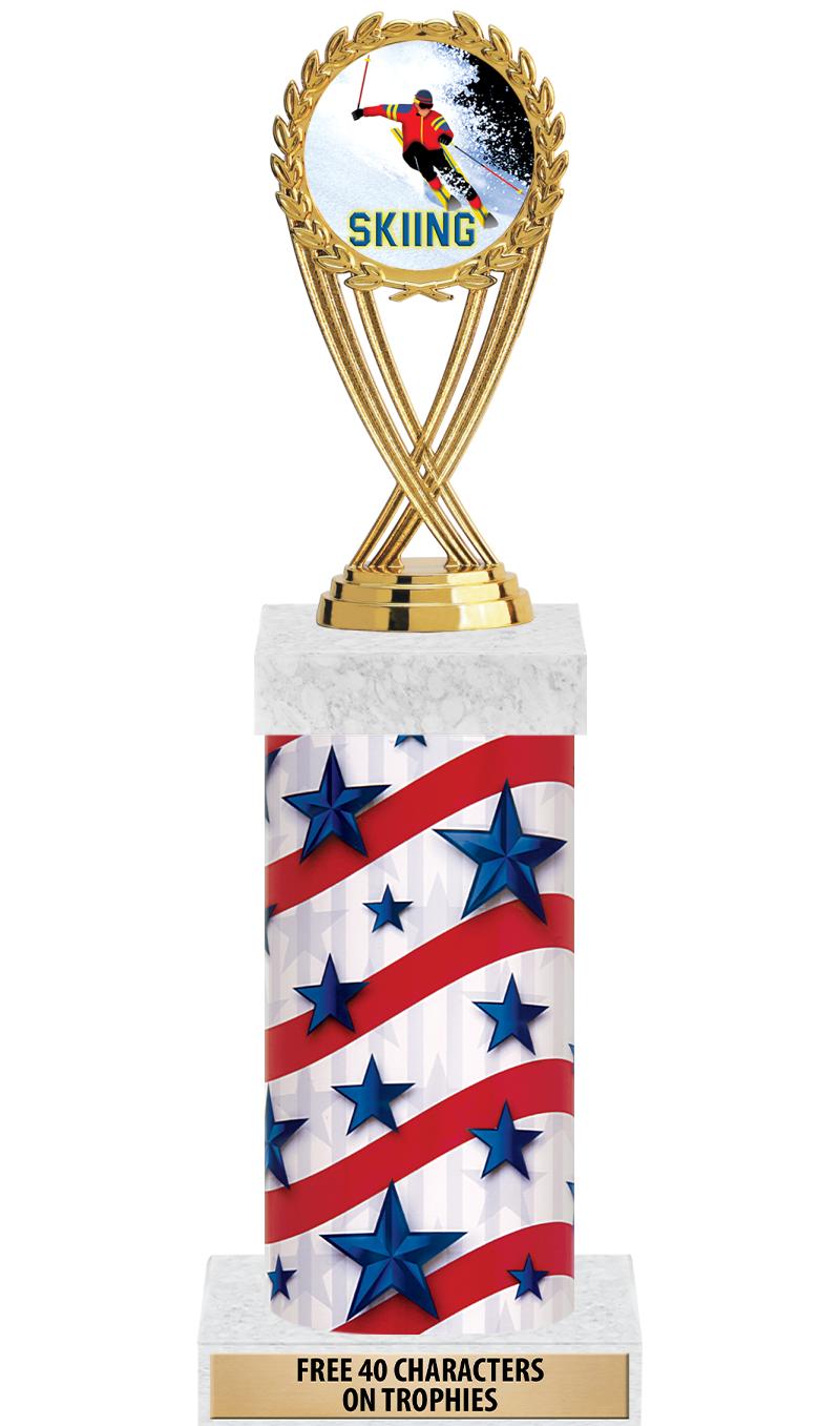 14" AMER GLORY GD FIG SQR TRP