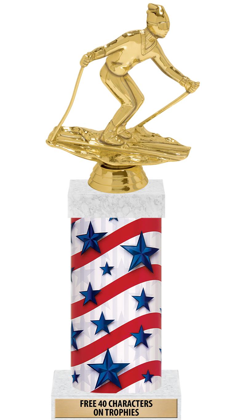 14" AMER GLORY GD FIG SQR TRP