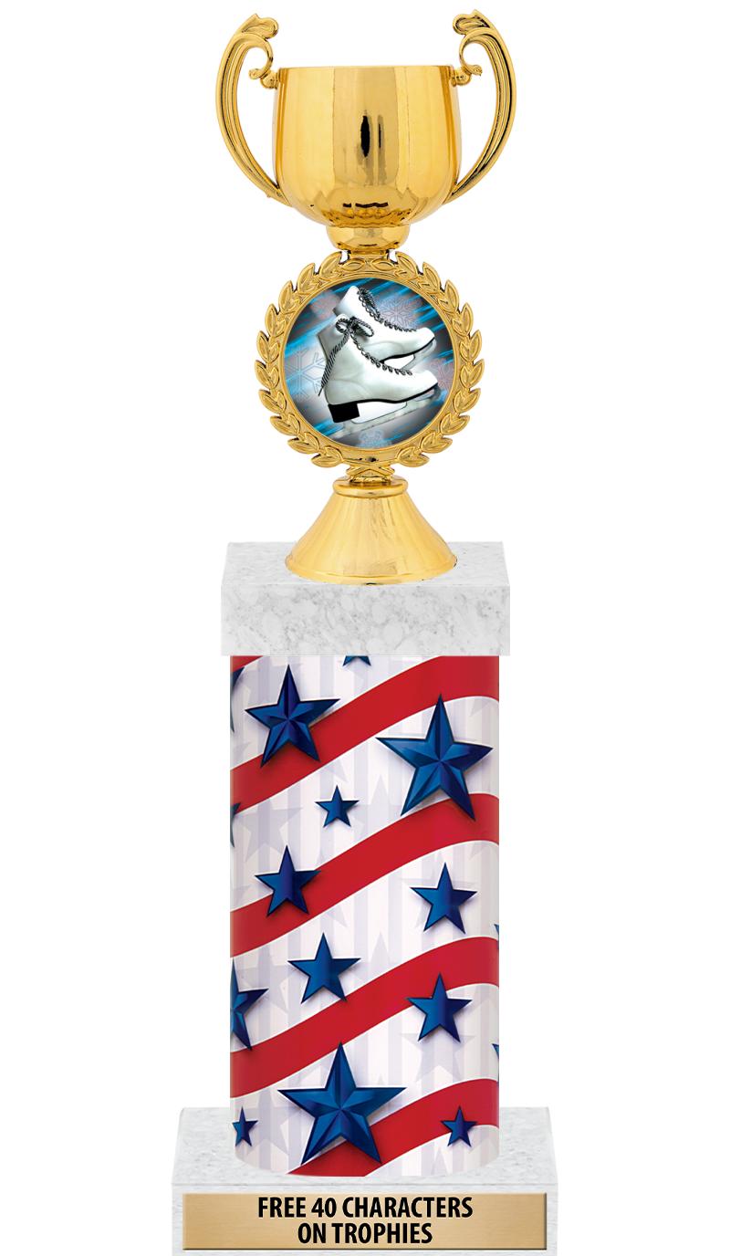 14" AMER GLORY GD FIG SQR TRP