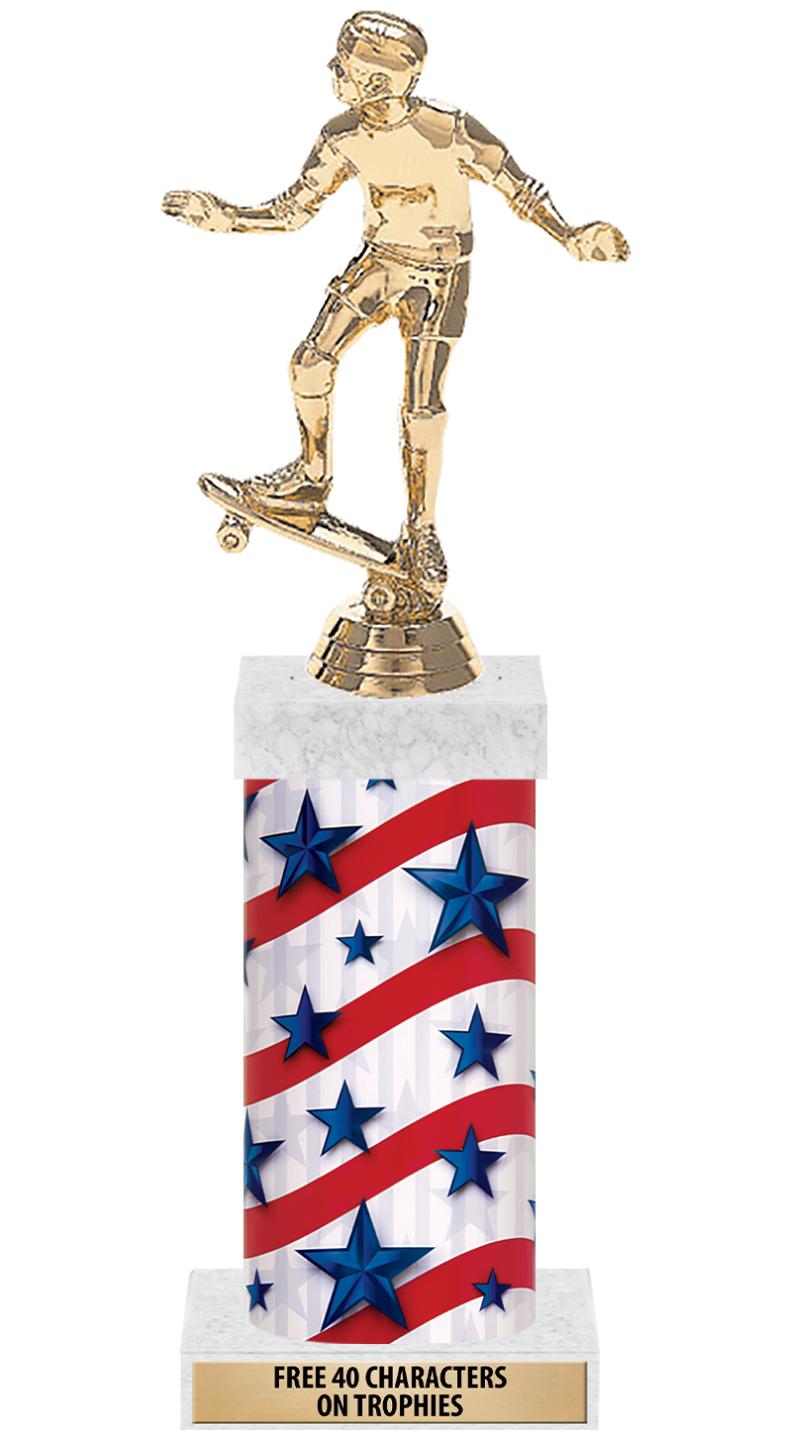 14" AMER GLORY GD FIG SQR TRP