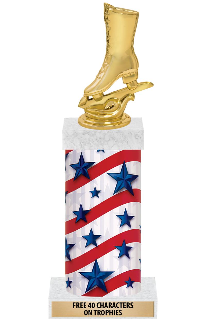 14" AMER GLORY GD FIG SQR TRP