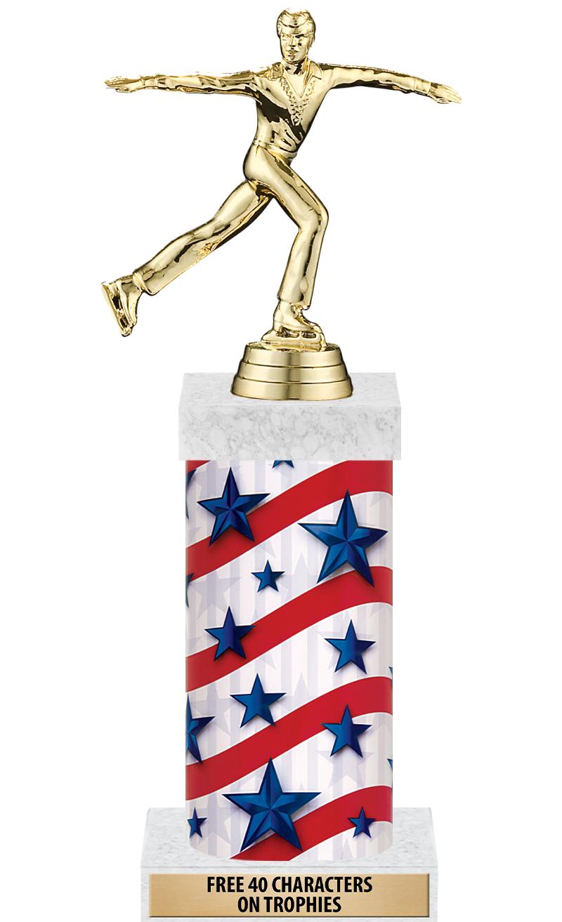 14" AMER GLORY GD FIG SQR TRP