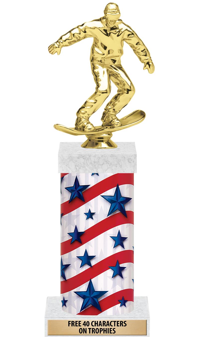 14" AMER GLORY GD FIG SQR TRP