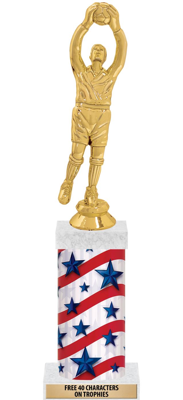 14" AMER GLORY GD FIG SQR TRP