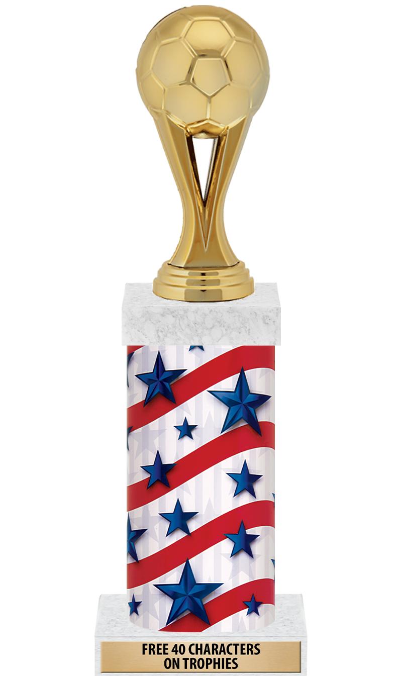 14" AMER GLORY GD FIG SQR TRP