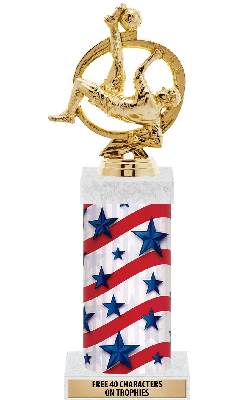 14" AMER GLORY GD FIG SQR TRP