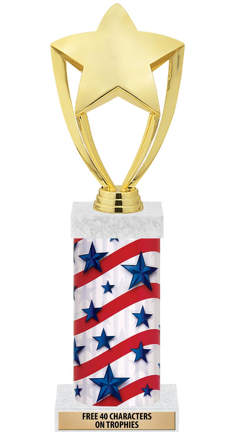 14" AMER GLORY GD FIG SQR TRP