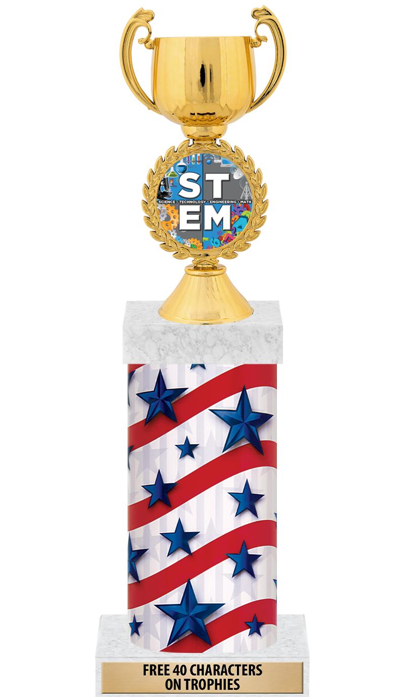 14" AMER GLORY GD FIG SQR TRP