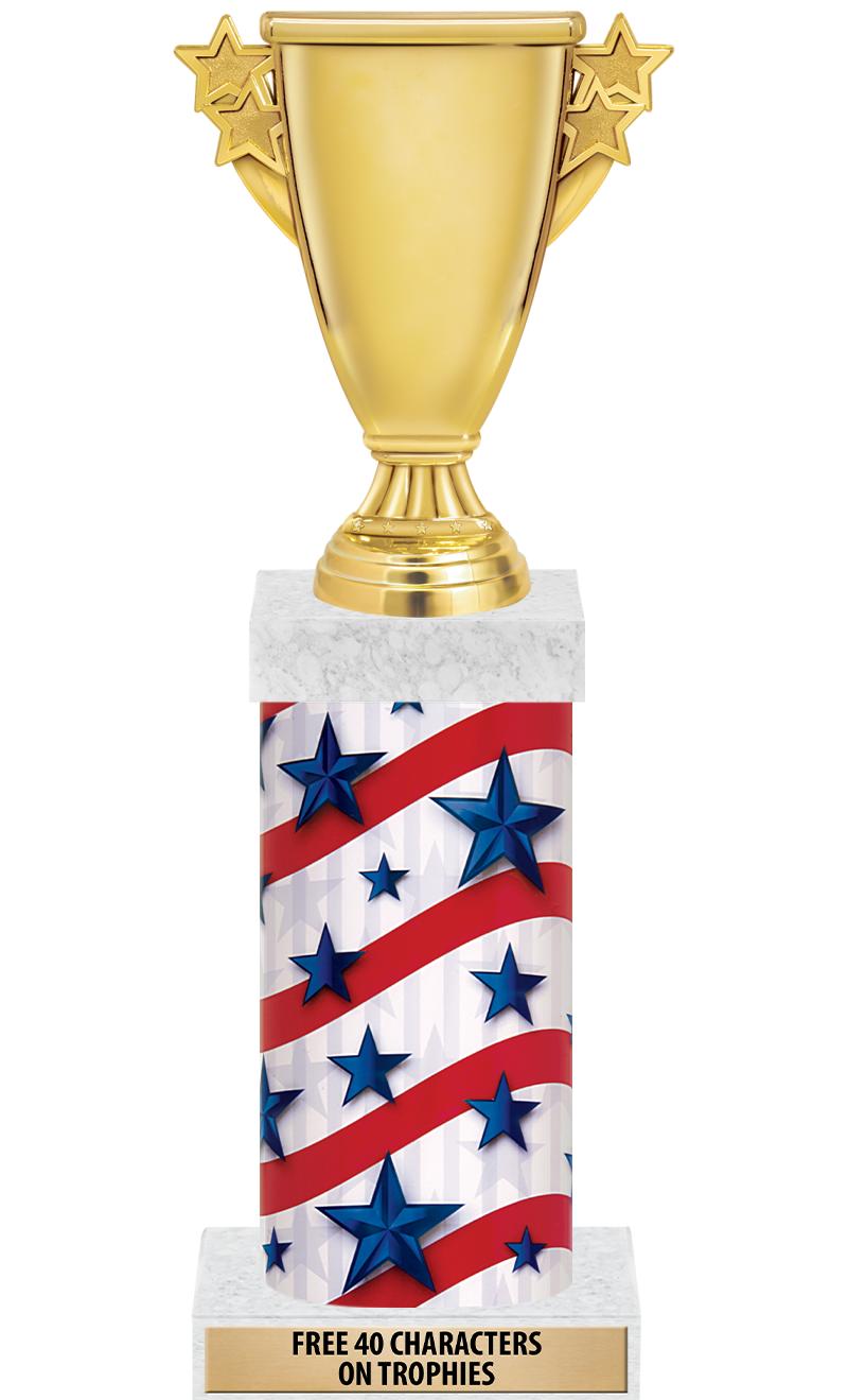 14" AMER GLORY GD FIG SQR TRP