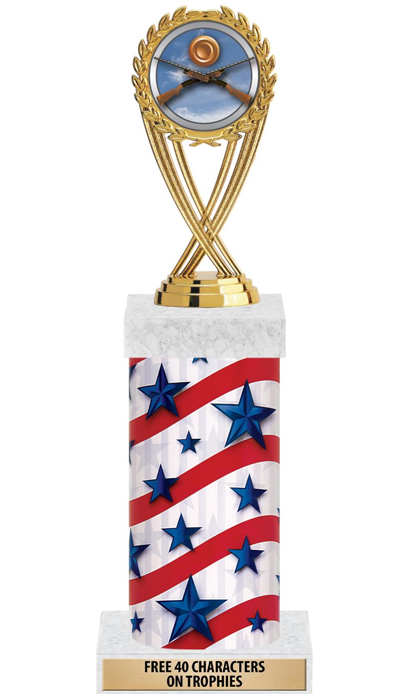 14" AMER GLORY GD FIG SQR TRP