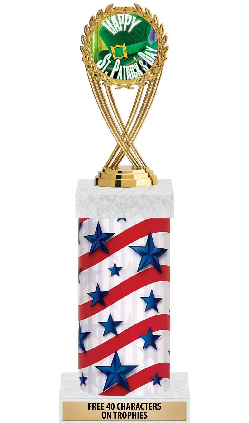 14" AMER GLORY GD FIG SQR TRP